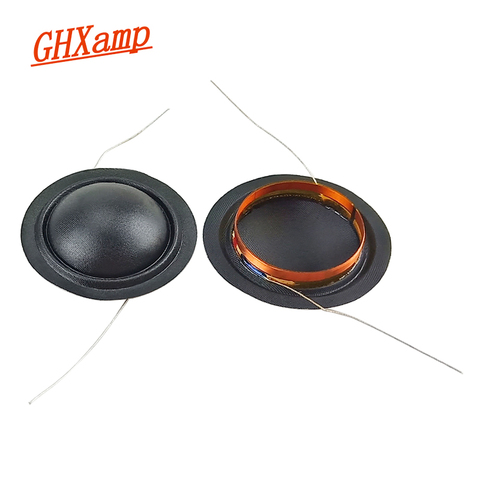 GHXAMP 28mm Tweeter bobine vocale cristal translucide dôme Film 8ohm 28 Core aigus haut-parleur pièces de réparation 2 pièces ► Photo 1/6