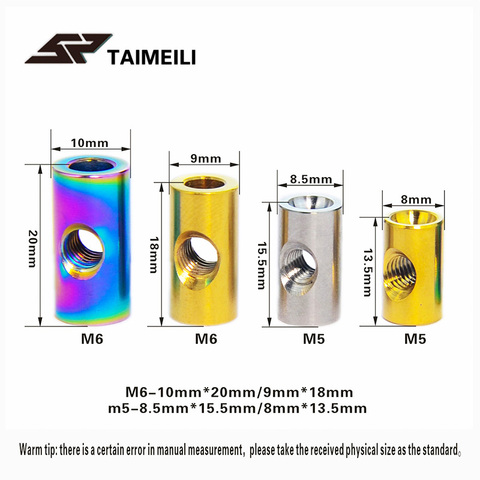 Réparation de l'écrou cylindrique M5M6 en alliage de titane, écrou fixe de siège de vélo ► Photo 1/4