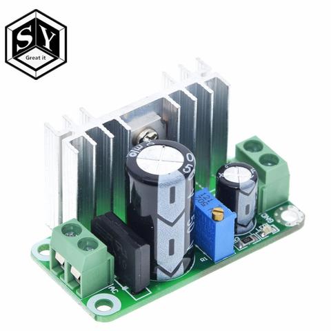 LM317T DC-DC convertisseur réglable Buck abaisseur Module de Circuit imprimé régulateur linéaire alimentation avec filtre redresseur ► Photo 1/6