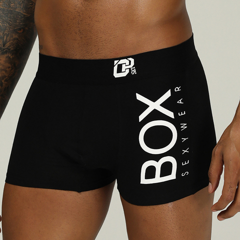 ORLVS – Boxer Sexy pour homme, sous-vêtement long et doux en coton, culotte masculine avec poche 3D ► Photo 1/6