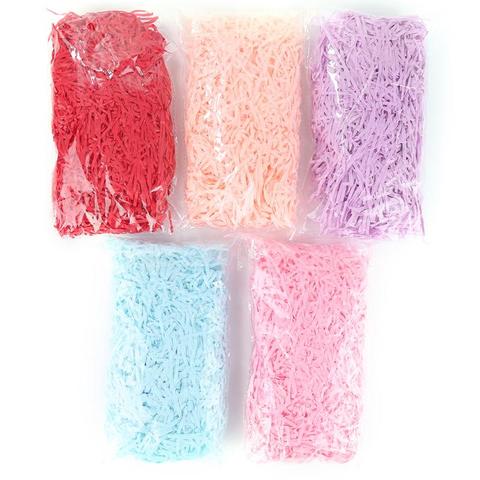 20g coloré déchiqueté papier boîte-cadeau remplisseur mariage fête d'anniversaire décoration froissé coupe papier déchiqueter emballage cadeau sac remplisseur ► Photo 1/6