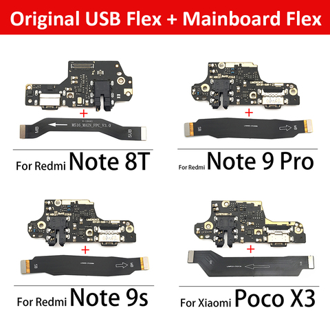 Port de chargement USB, câble flexible, carte de Microphone pour Xiaomi Redmi Note 8T, nouveau ► Photo 1/5