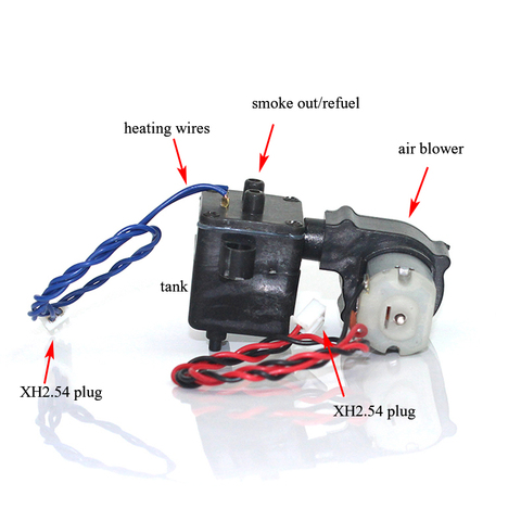 Générateur de fumée/plaque de réduction de tension 6V pièces de fumeur pour réservoir RC 1/16 Henglong modèle 6.0S/Version 6.1S/remorque RC/pelle ► Photo 1/6