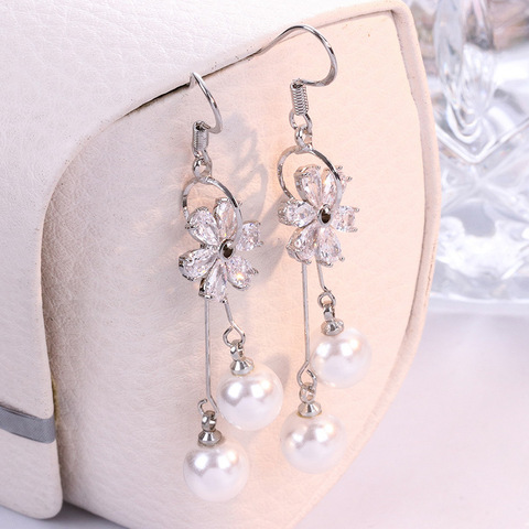 Boucles d'oreilles pour femmes, bijoux de luxe, de marque, Double déclaration, cadeaux de mariage, 2022 ► Photo 1/6