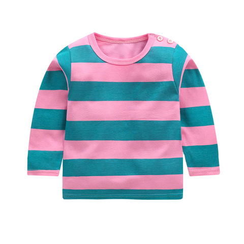 T-shirt de printemps pour garçons et filles | En coton, à manches longues, de marque, pour enfants et bébés de 12m-8 ans ► Photo 1/4