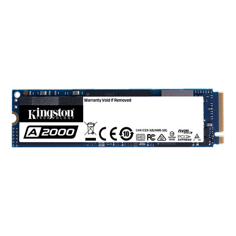 Kingston-disque dur interne SSD, M.2, A2000, PCIe NVMe, avec capacité de 2280, 250 go, 500 go, go, pour ordinateur, haute vitesse ► Photo 1/5