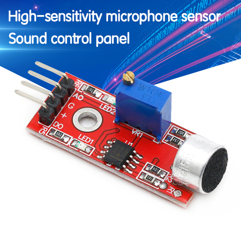 Module de détection de capteur de Microphone sonore haute sensibilité pour arduino AVR PIC KY-037 ► Photo 1/6