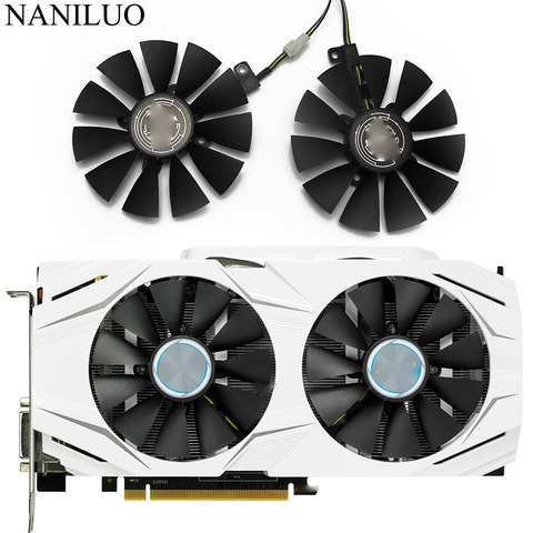 87MM GTX1060 GTX1070 RX480 ventilateur refroidisseur pour ASUS GTX 1060 1070 RX 480 carte graphique T129215SU PLD09210S12HH 28mm ventilateurs de refroidissement ► Photo 1/6