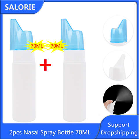 Spray nettoyant pour le nez, 2 pièces, 70ml, soulage la douleur, traitement des Allergies nasales ► Photo 1/6