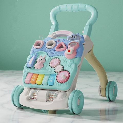 Chariot anti-renversement pour bébé de 6 à 18 mois, jouet de poussée pour apprendre à marcher ► Photo 1/5