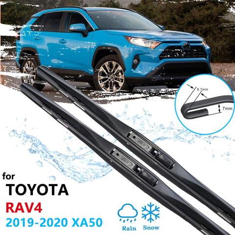 Balai d'essuie-glace avant pour voiture, accessoire pour véhicule, pour Toyota RAV4 XA50 2022 SUV ► Photo 1/6
