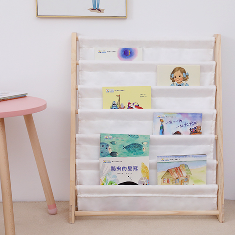 Bibliothèque en bois massif pour enfants, Mini étagère Simple de maternelle pour enfants et élèves ► Photo 1/6