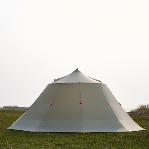 Asta Gear-tente à pyramide, camping pour 10 personnes, grand espace, activité d'équipe, sans poteau de trekking ► Photo 1/6