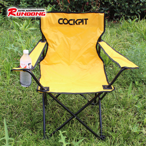 COCKPIT avec accoudoir avec support de verre d'eau chaise de plage grande plage chaise de pêche loisirs produits de plein air ► Photo 1/5