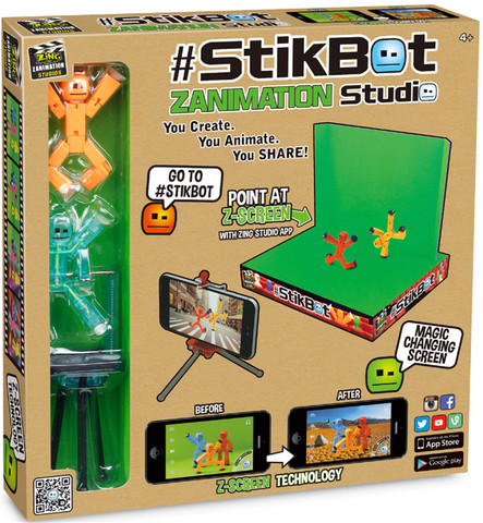 Stikbot marionnette ventouse marionnette commune gel Action figurine tournage Animation jouets trépied écran vert ► Photo 1/1