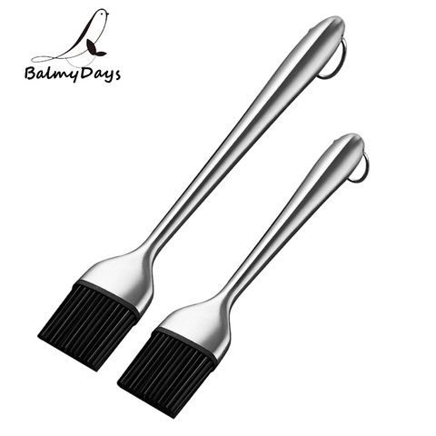 Brosse à huile de cuisine en Silicone pour Barbecue, brosse à badigeonner, brosse de cuisson pour pâtisserie, accessoires de BBQ ► Photo 1/6