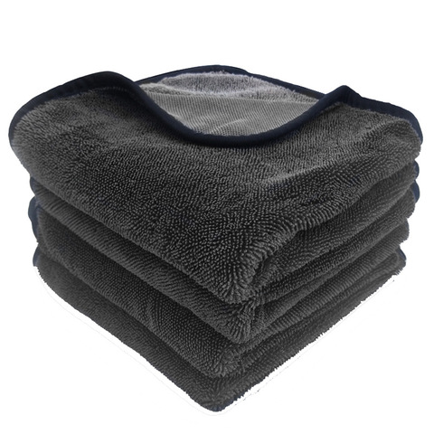 40x80cm Super absorbant microfibre serviette de lavage de voiture professionnel voiture nettoyage séchage serviettes tissu pour écran de vitres de voiture ► Photo 1/6