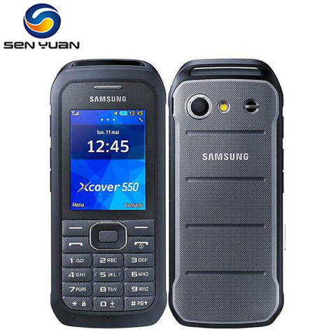 Samsung – téléphone portable Xcover 550 débloqué, écran de 2.4 pouces, double cœur, caméra 2MP, WCDMA, Bluetooth, batterie de 1500mAh, B550H, livraison gratuite ► Photo 1/6