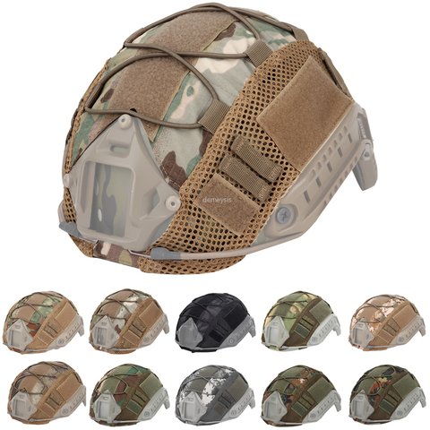 Housse de casque tactique pour casque rapide MH PJ BJ Airsoft Paintball armée casque couverture accessoires militaires ► Photo 1/6