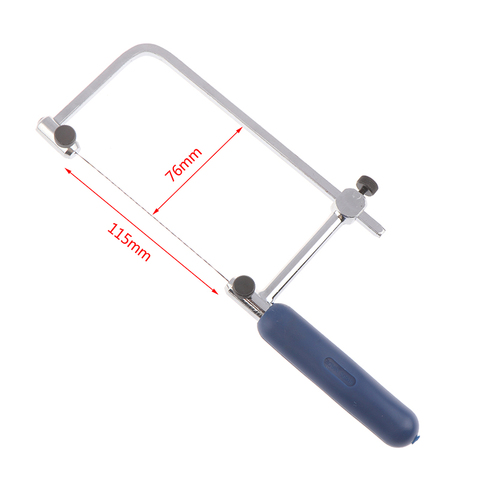 12 pièces multifonction scie à main gabarit u-forme scie à métaux bricolage outils à main avec lames de scie en spirale ► Photo 1/6