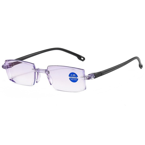 YCCRI lunettes de myopie sans cadre ultralégères unisexe lunettes Anti-lumière bleue lunettes à courte vue homme-1.0-1.5-2.0-2.5-3.0-3.5-4.0 ► Photo 1/6