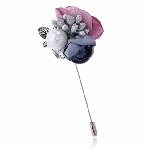 Broche en forme de fleur colorée pour femmes, accessoires, Imitation de perle, mode Corsage Vintage, bijoux de déclaration, cadeau d'anniversaire, 2022 ► Photo 1/6