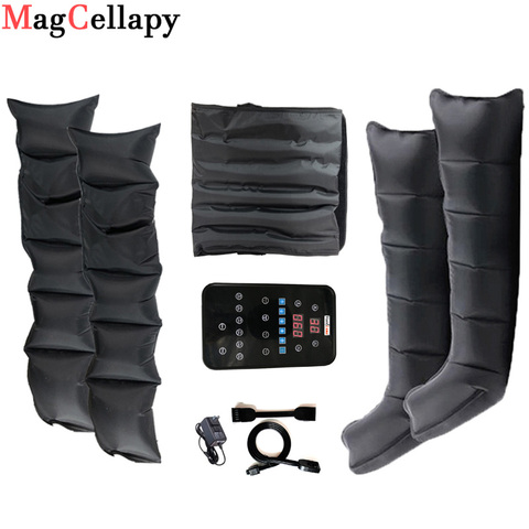 Six chambres système de Massage par Compression d'air masseur du corps entier pompe de Compression bottes de récupération bras taille manchon Muscle Relax ► Photo 1/6