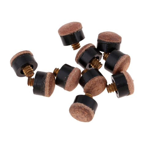 10pcs10/11/13mm embouts de queue de billard à visser pour embouts durs accessoires de billard Club de remplacement ► Photo 1/5