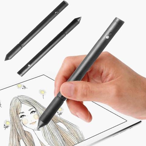 Stylet tactile 2 en 1 universel, noir, pour iPhone, iPad, tablette, Samsung, téléphone, PC ► Photo 1/1