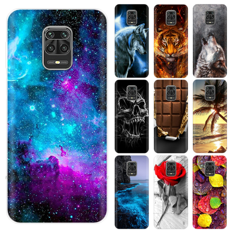 Coque pour Xiaomi Redmi Note 9s Coque silicone souple Coque arrière en TPU Note 9 Coque de téléphone pour Redmi Note 9 Note9 Pro Coque Funda ► Photo 1/6