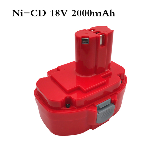 Batterie ni-cd, 18 V, 2000 ah, 1822 mAh, Rechargeable, pour MAKITA 192826, modèles 192827, 5-5, 3-3, PA18 ► Photo 1/4