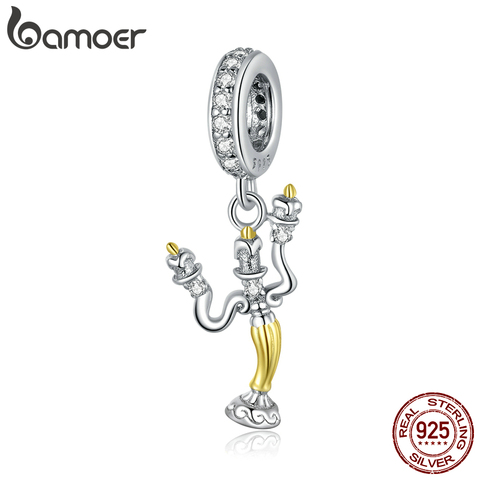 Bamoer véritable 925 en argent Sterling magique canette Colock pendentif breloque ajustement Original Bracelet et collier bijoux fins BSC319 ► Photo 1/6