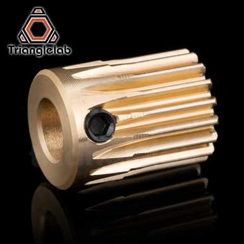 Trianglelab – pignon d'engrenage en laiton BMG pour extrudeuse, 5mm/0.5M 17T pour roue d'extrusion Titan pour extrudeuse 3D ► Photo 1/3