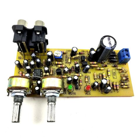 Circuit imprimé de stabilisation de tension automatique, niveau de volume ALC Ultra linéaire. Régulation de tension avec fonctionnement stable ► Photo 1/3