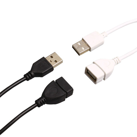 Câble d'extension USB Super vitesse USB 2.0 câble mâle à femelle 1 m synchronisation de données USB 2.0 rallonge de câble ► Photo 1/6