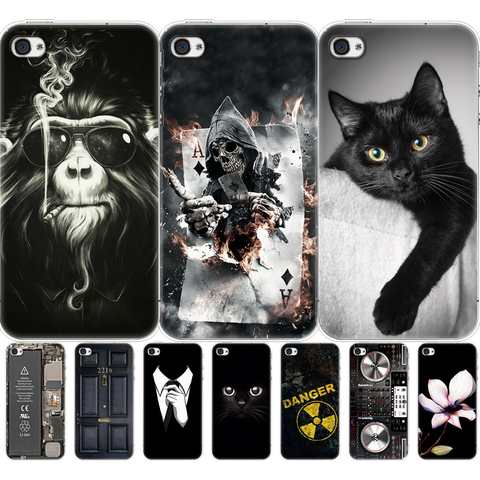 Coque en silicone pour iPhone 5, 5s, SE, 6, 6S, 7, 8 Plus, X, 10 ► Photo 1/6