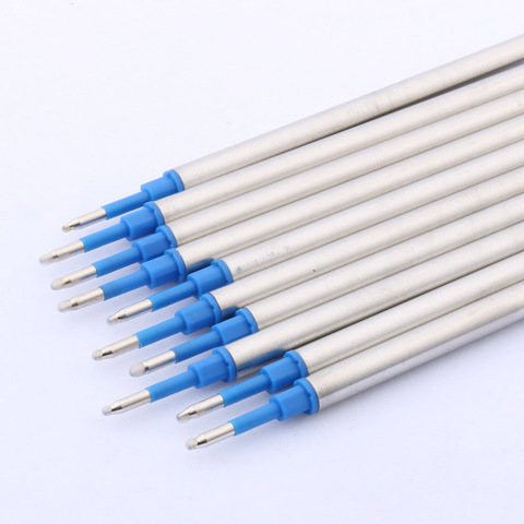 Jinhao – recharge d'encre bleue pour stylo à bille, 10 pièces, haute qualité, pour signature, papeterie, fournitures de bureau ► Photo 1/6