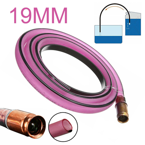 Mayitr-pour Jiggle en cuivre, 3/4 pouces, 19mm x 2m, tuyau de transfert de carburant en PVC, 1 pièce, accessoires ► Photo 1/5