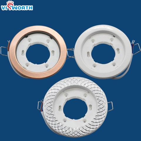 Support de lampe GX53, Base de lampe GX53, corps blanc argenté, support de lampe pour lumière Led GX53 ► Photo 1/6