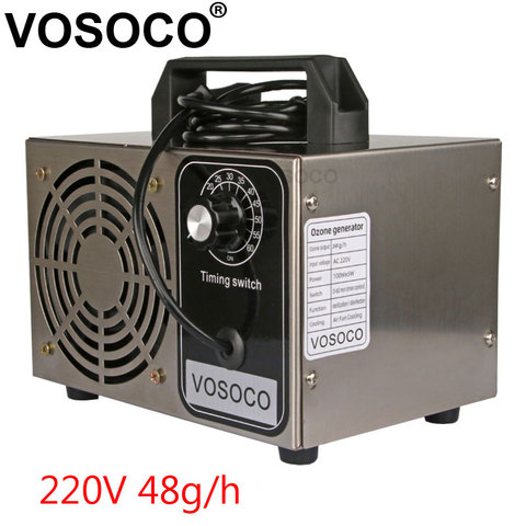 Générateur d'ozone 60g 48 g/h, ozoniseur Portable, purificateur d'air, stérilisateur, traitement avec interrupteur de synchronisation, machine pour éliminer les odeurs 32 g/h ► Photo 1/6