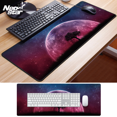 NEO STAR-tapis de souris de jeu antidérapant, Extra-Large, en caoutchouc naturel, pour ordinateur, taille 800x300mm et 900x400mm ► Photo 1/6