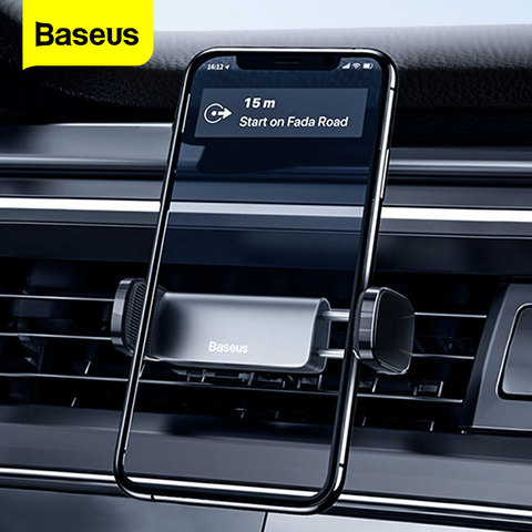 Baseus Support de téléphone voiture pour iPhone 11 Pro X Max Xiaomi Support Auto Support en voiture Support de téléphone portable portable téléphone portable Support de voiture ► Photo 1/6