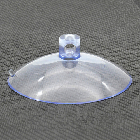 Ventouse transparente en plastique 6cm, décoration de voiture de mariage, verre ventouse en plastique diamètre 2 pièces/paquet ► Photo 1/1