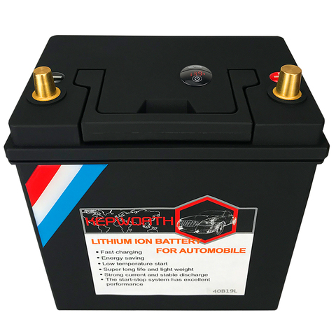 40B19L/R LIFEPO4 batterie 12V 46AH CCA750 BMS conseil voiture démarreur batterie lithium fer Phosphate Batteries plus léger bateria pack ► Photo 1/6