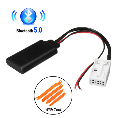 Câble adaptateur Bluetooth Aux 12 broches pour voiture, compatible avec Mercedes Benz W169 W245 W203 W209 R230 W221 W251 W164 X164 ► Photo 1/6