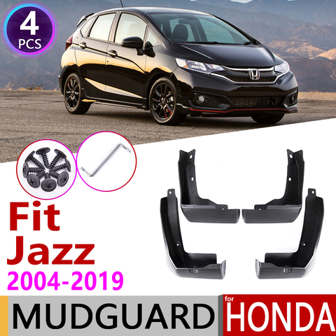 Bavette pour Honda Fit Jazz GD GE GK 2004 ~ 2022 garde-boue garde-boue éclaboussures bavettes garde-boue accessoires 2005 2010 2015 2016 2017 2022 ► Photo 1/6