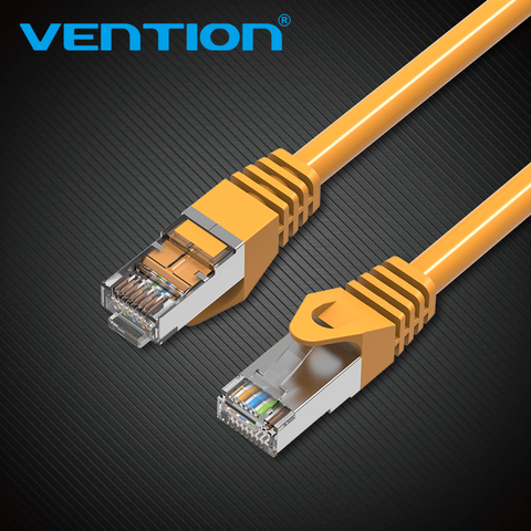 Vention Cat6A câble Ethernet RJ45 Lan câble Cat 6a réseau Ethernet cordon de raccordement pour ordinateur routeur ordinateur portable 0.3m/1m/1.5m/2m/3m/40M ► Photo 1/6