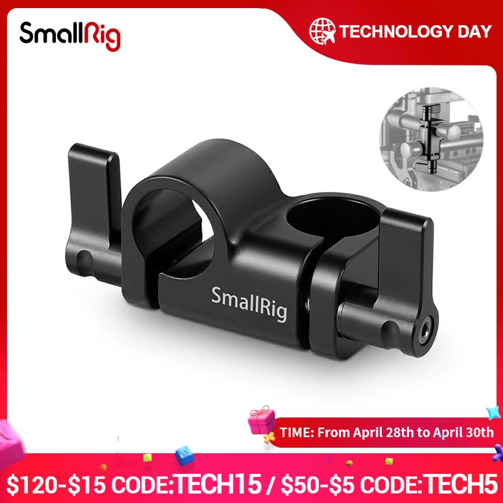 SmallRig 15mm tige pince 90 degrés pour caméscope vidéo bricolage caméra 15mm Rail pince plates épaule montage accessoires-2069 ► Photo 1/6