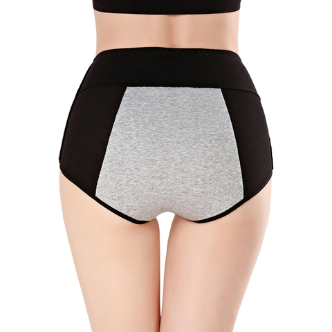 ZJX période menstruelle culottes femmes coton physiologique culotte taille haute dames étanche santé sous-vêtements filles slips ► Photo 1/6