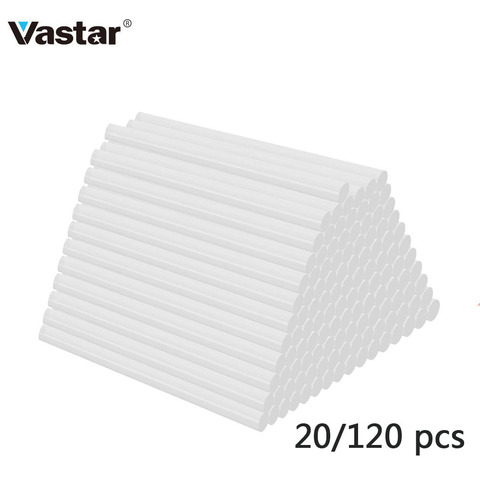 Vastar 20 120 pcs/lot bâton de colle thermofusible tige 7mm 11mm pour pistolet à colle bâtons adhésifs pour bricolage Art artisanat main réparation outil ► Photo 1/6